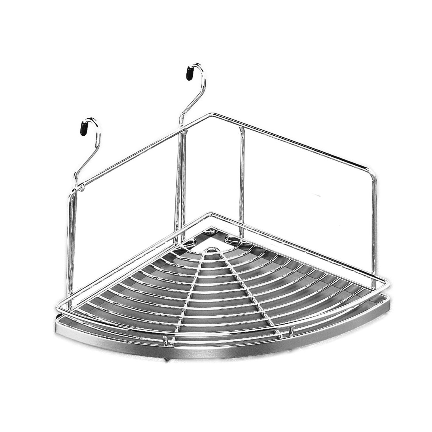 Полка Линеро Классик угловая цвет ХРОМ матовый Kessebohmer | официальный магазин