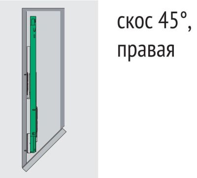 Бутылочница 150 мм + скос 45°, правая Kessebohmer | официальный магазин