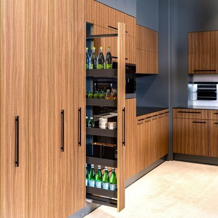 КОМПЛЕКТ ЧВ, Диспенса 90° 150 мм, H 1600-2000, Арена ПЬЮР, 5 полок, цвет АНТРАЦИТ