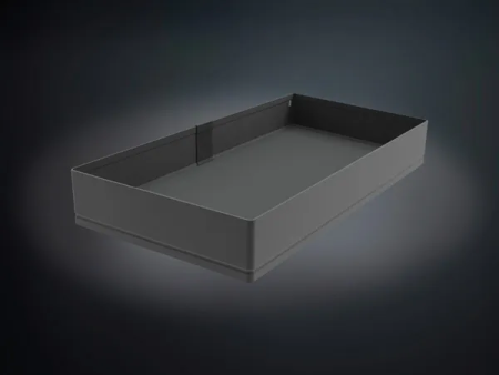 Полка 1 шт, Комфорт II 200 мм, Арена ПЬЮР, 110x480x76 мм, цвет АНТРАЦИТ